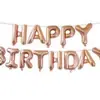 Versión Americana del Inglés Feliz Cumpleaños Feliz Cumpleaños Letras Globo de Película de Aluminio Set Decoración de Fiesta de Cumpleaños
