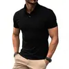 Liquidação de Fábrica de Tamanhos DescontinuadosCamisetas Polo Masculinas, Cor Sólida, Manga Curta, Exclusivamente para Vendas Transfronteiriças