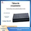 Placa de travessia de borracha intercambiável antiderrapante e à prova de umidade placa de travessia ferroviária resistente ao envelhecimento P50KG placa de travessia