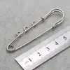 Gira tres vueltas 567cm blanco níquel K Bronce Antiguo imitación oro seguridad Guangzhou broche de alfiler grande accesorios de joyería de alambre