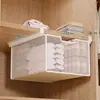 Cesta colgante tipo cajón debajo del armario, Estante escalonado de arte en hierro para almacenamiento de ropa, Divisor organizador de ropa para ahorrar espacio en el hogar