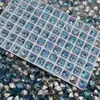 Nuevos Pedrería de Cristal Cuadrado Gordo Irregular de Punta K9 Iridiscente para Arte de Uñas Japonés Pedrería 3D Pedrería de Punta Accesorios de Joyería