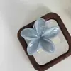 Pinza de Tiburón Popular Transfronteriza Láser Plumeria Tamaño Mediano Dulce para Cabello Semirecogido Estilo Vacacional Atmósfera Accesorio para el Cabello para Mujeres