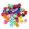 50 Piezas/Paquete Cuentas Acrílicas Cara Sonriente, Cuentas Sueltas de Expresión, Estrella de Cinco Puntas, Corazón de Durazno, Cuentas de Flor de Amor, Accesorios y Adornos DIY