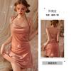 Roupa de Dormir Sexy para Mulheres Cuidadosamente Selecionada, Roupa com Apelo Emocional de Alto Nível, Saia de Ataque de Cama Estilo Abstinência, Camisola de Veludo Feminina Saia Ultracurta
