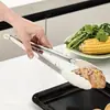 Clipes de Silicone para Bife na Cozinha Clipes de Aço Inoxidável Domésticos para Alimentos Resistentes a Altas Temperaturas Clipes para Churrasco Clipes para Alimentos Anti-Escaldantes