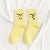 Calcetines Divertidos Estilo Coreano para Mujer Calcetines de Longitud Media Ins Tendencia Primavera y Verano Estilo Japonés Lindo Calcetín Delgado Calcetín de Celebridad de Internet para Mujer Personalidad