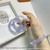 Pulsera Ojo de Gato de Alta Gama para Mujer Mitad Montaña y Mitad Agua Estilo Libro Rojo Pulsera Ojo de Gato Vidrio Degradado Joyería de Mano al por Mayor