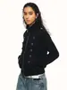 Chaqueta cruzada estilo Napoleón, unisex, adecuada para primavera y otoño, estilo corte europeo, diseño retro, corta y ajustada