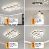LED Full Spectrum Proteção Ocular Ventilador sem lâminas Lustre Sala Sala de estar Quarto Decoração para casa Zhongshan Iluminação Moderna Simples