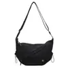 Bolsa de Moda Casual Tipo Dumpling al por Mayor para Mujer 2025 Nueva Tendencia Bolso de Hombro para Exteriores Tela de Nylon Ligera Bolso Cruzado