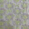 Jiaxin Têxtil Primavera/Verão Novo Tecido de Malha de Poliéster 3+3mm Bicolor com Lantejoulas Grandes para Vestidos de Mulher