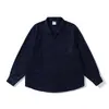 Yidao Vintage Otoño 2026 Nuevas Llegadas Retro Japonés Solapa Bolsillo Diseño Textura de Punto Camisa de Manga Larga Hombre