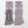 Calcetines de Dedo Desodorantes Antibacterianos para Mujer Calcetines de Caña Media Doble Techo Calcetín de Dedo para Deporte Fitness Hueso de Burbuja Calcetines sin Costuras para Mujer