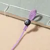 72 línea de jade nudo plano cuerda trenzada llavero para coche cuerda colgante diy con hebilla viva cordón accesorio manual anillo