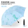 Guarda-chuva Totalmente Automático Feminino Uso Duplo Sol e Chuva Resistente ao Vento Estudante Desenho Animado Fofo Leve Dobrável Estilo Fresco Guarda-sol Protetor Solar