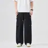 Ropa de Hombre Feng She / Novedad Primavera 2026 OOTD Ropa de Trabajo de Moda Versátil Holgada Verde Claro Pantalones Casuales de Pierna Curva