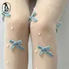 Medias de Diamantes Brillantes Bling Antidesgarro Anticaída para Cualquier Corte Lazo Chica Retro Ultrafinas Pura Lujuria Dulce