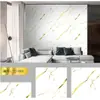 Rolos de Adesivos de Parede com Folha de Ouro, Adesivos de Parede 3D Transfronteiriços, Papel de Parede Autoadesivo, Adesivos de Parede de Fundo para Reforma Atacado