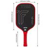 Caixa de Presente de Alta Qualidade Teflon Prensada a Quente Integrada Fosca Fibra de Carbono T700 Raquete de Pickleball de Grau de Competição para Uso em Torneio