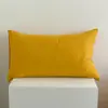 Funda de almohada de algodón puro a cuadros para un solo producto un par de forros para núcleo de almohada piel de almohada individual 48x74cm funda de almohada