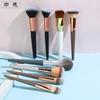 Também Cor Único Escova de Fundação Novo Grande Puxador de Madeira Pó Escova Preto Finisher Brush Ferramentas de Beleza Spot