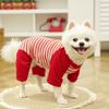 Roupa de Cachorro Listrada de Quatro Patas Novo Produto Roupa para Gato Pet Roupas de Gato Suprimentos para Cachorro Bulldog Francês Teddy Transfronteiriço Bichon Frisé