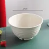 Tigela para Macarrão Instantâneo de Palha de Trigo Tigela de Arroz Doméstica Padrão Redondo Tigela Grande Tigela de Salada Japonesa Tigela Pública Tigela de Ramen Tigela de Sopa Comercial