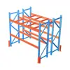 El Taller de Fábrica Construye una Plataforma de Estantería de Entrepiso con una Estructura de Acero de Dos Pisos para Almacenamiento y Ensamblaje, Flexible y Sin Soldadura, Capacidad de 300 kg