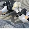 Sandálias de Salto Alto com Plataforma Femininas de Verão Roupas de Fora Moda Antiderrapante Macacão Praia Litoral Chinelos Simples de Verão