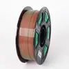 Filamento para Impresión 3D Seda PLA Seda Doble Color Tricolor 1.75mm Tecnología Ningmei Gradiente Compatible con Granja Tuozhu