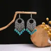 Brincos de Pinha com Franjas Boêmios Transfronteiriços Europeus e Americanos Estilo Étnico Retrô Brincos Elegantes Elegantes