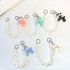 Pulsera DIY Perla Plegada Hebilla para Teléfono Móvil Cadena de Cuentas Cadena de Extensión para Bolso Llavero de Coche Accesorios Venta al por Mayor