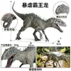 Juguete de Dinosaurio Infantil Jurassic 3 King Kong Tyrannosaurus Bestia Gigante Dragón Triceratops Mecilosaurus Set de Modelos de Animales