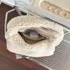 25 Bolso de Mano de Piel Nuevo de Invierno Maillard Lindo Pequeño Bolso de Felpa Bolso Cruzado de Pelo de Cordero para Mujer