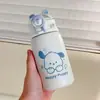 Taza Térmica con Popote de Garra de Gato Estilo Ins Acero Inoxidable 316 Taza de Gran Capacidad Simple Doble Bebida para Niños Estudiantes Vaso de Agua
