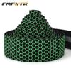 Mango de panal para coche de carretera con banda de agarre curva para bicicleta, antideslizante, absorción de impactos, correa elástica de silicona, mango, cinturón, multicolor