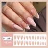 Uñas Postizas Transfronterizas Uñas Portátiles de Longitud Media Manicura Removible Uñas Portátiles Productos Terminados Uñas al por Mayor