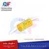 Capacitor eletrolítico axial sem chumbo com furo passante 250V3.3UF 335J capacitor para áudio de alta frequência cilíndrico vertical