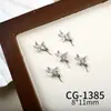Joias para Nail Art da Nova Série Borboleta, Zircônia Brilhante de Luxo Acessível Borboleta Vazada Cor White K Acessórios de Unha Usáveis