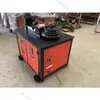 Dobladora de tubos con plataforma CNC, máquina dobladora de tubos cuadrados pequeños, máquina dobladora de tubos redondos con agarre, máquina dobladora eléctrica de tubos cuadrados en ángulo recto de 90 grados