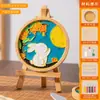 Festival de Mitad de Otoño Posavasos Gratis de Pintura Esmaltada Cloisonné Materiales Hechos a Mano DIY Jingtailan Calentamiento Actividad de Integración de Equipo Regalo