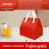 Sacolas Personalizadas Descartáveis para Embalagem para Levar, Sacolas Térmicas Comerciais de Folha de Alumínio, Sacolas Espessas da Moda em Tecido Não Tecido para Embalagem para Levar