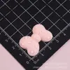 Desenho Animado Bolinhas Vermelhas Laço Acessórios de Resina DIY Cola de Creme Capa de Celular Crocs Acessórios para Presilha de Cabelo Material