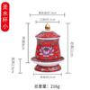 Buda con esmalte color rojo Loto juego quemador de incienso de loto para Taza taza de agua bendita para cuenco cuenco vegetariano para plato de fruta arreglos florales adornos