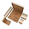 Caja de almacenamiento creativa con forma de arco de microfibra PU para joyas, placa de identificación, anillo de diamante, caja para anillos, caja para collares en stock