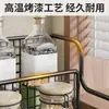 Estante de Almacenamiento de Condimentos Estante de Almacenamiento de Suministros de Cocina Soporte para Tazas Doméstico Compartimento para Condimentos Multifuncional de Encimera Estante de Almacenamiento