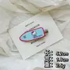Grampo de cabelo de gatinho de desenho animado japonês clipe de coração de menina doce para franja cabelo rebelde clipe bico de pato acessórios de cabelo fofos