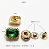 Venta Directa de Fábrica Huidong de Nuevos Productos Transfronterizos: Botones de presión rectangulares para Mahjong Incrustados de Diamantes, en Stock con 831 Accesorios Incluidos