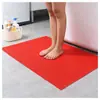 Alfombrilla Antideslizante Plástico PVC Impermeable Alfombra Área Grande Baño Baño Forma de S Cocina Inodoro Hueco Alfombrilla de Piso Antideslizante